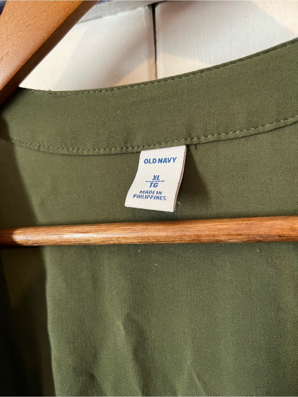 Old Navy Olive Green Maxi Wrap Dress. Size XL. - Picture 4 of 6